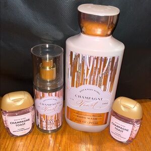 Bath & Body Works Champagne Toast Collection - Pink and Gold